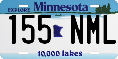 MN license plate 155NML