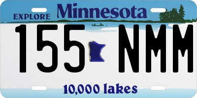 MN license plate 155NMM