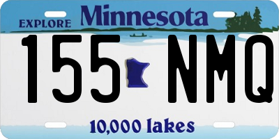 MN license plate 155NMQ