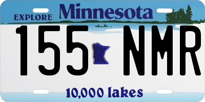 MN license plate 155NMR