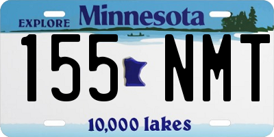 MN license plate 155NMT