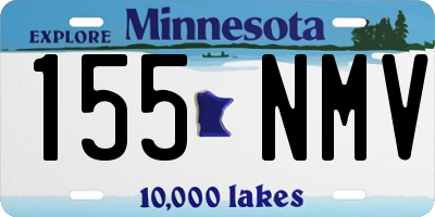 MN license plate 155NMV