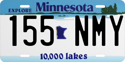 MN license plate 155NMY