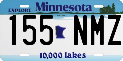 MN license plate 155NMZ