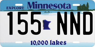 MN license plate 155NND