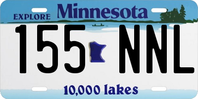 MN license plate 155NNL
