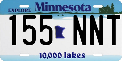 MN license plate 155NNT