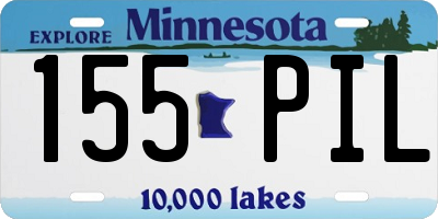 MN license plate 155PIL