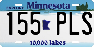 MN license plate 155PLS