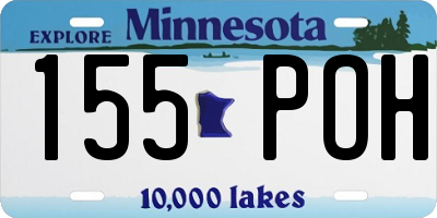 MN license plate 155POH