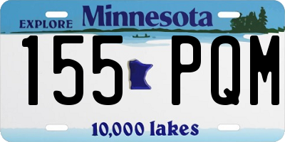 MN license plate 155PQM