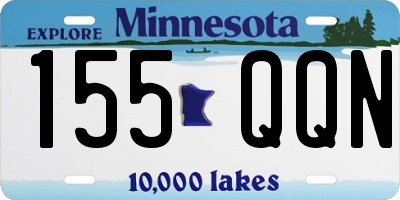 MN license plate 155QQN