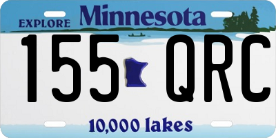 MN license plate 155QRC