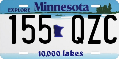 MN license plate 155QZC