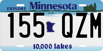 MN license plate 155QZM