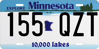 MN license plate 155QZT