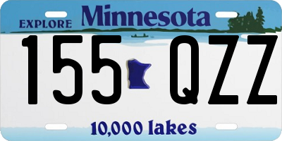 MN license plate 155QZZ