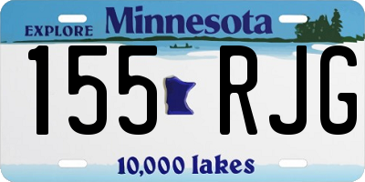 MN license plate 155RJG