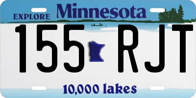 MN license plate 155RJT