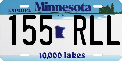 MN license plate 155RLL