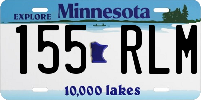 MN license plate 155RLM