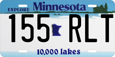 MN license plate 155RLT