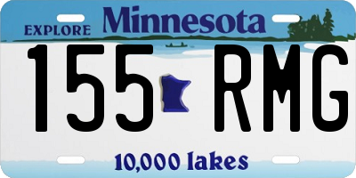 MN license plate 155RMG