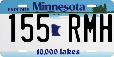 MN license plate 155RMH
