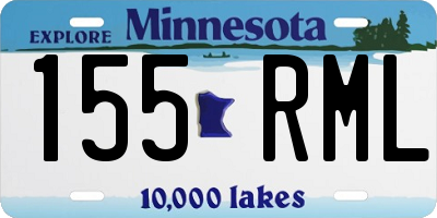 MN license plate 155RML