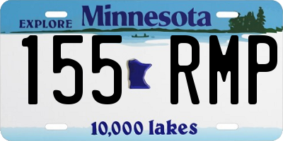 MN license plate 155RMP