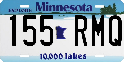 MN license plate 155RMQ