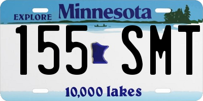 MN license plate 155SMT