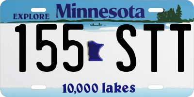 MN license plate 155STT