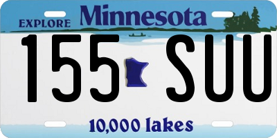 MN license plate 155SUU