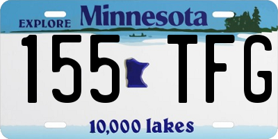 MN license plate 155TFG