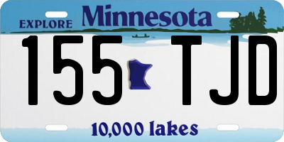 MN license plate 155TJD