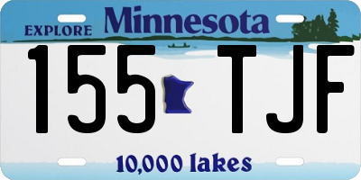 MN license plate 155TJF