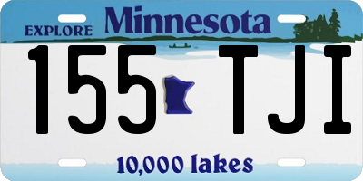 MN license plate 155TJI