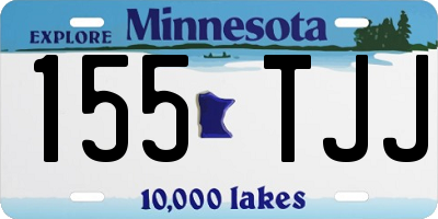 MN license plate 155TJJ