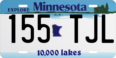 MN license plate 155TJL