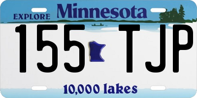 MN license plate 155TJP