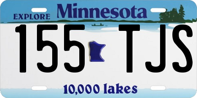 MN license plate 155TJS