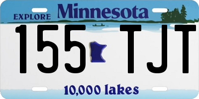 MN license plate 155TJT