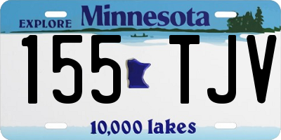 MN license plate 155TJV