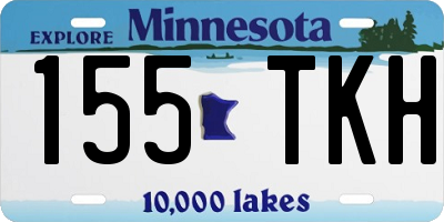 MN license plate 155TKH