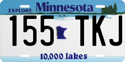 MN license plate 155TKJ