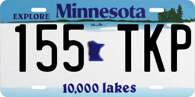 MN license plate 155TKP