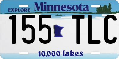 MN license plate 155TLC