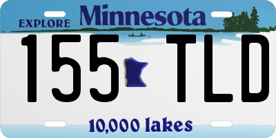 MN license plate 155TLD