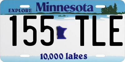 MN license plate 155TLE